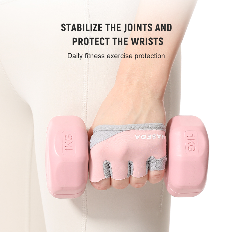 ถุงมือฟิตเนสแบบไร้นิ้วคู่หนึ่ง - Fitness Yoga Pilates บทวิจารณ์และราคา