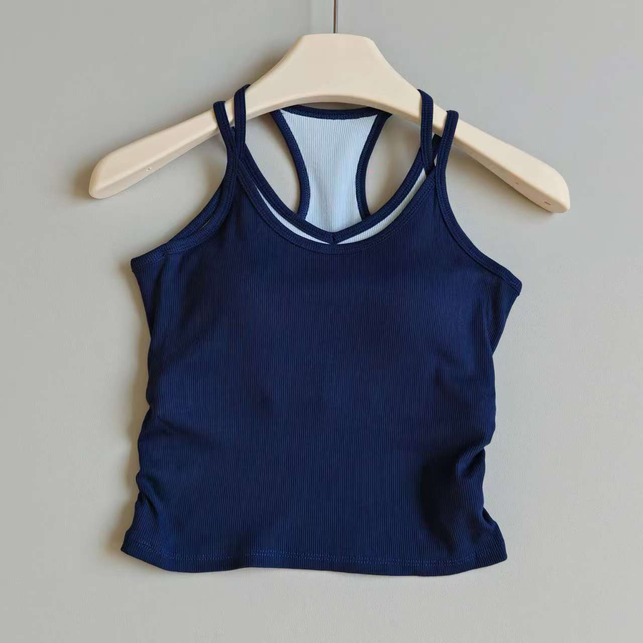 เสื้อกล้ามโยคะสีตัดกันสำหรับผู - Pilates Yoga Jacket บทวิจารณ์และราคา