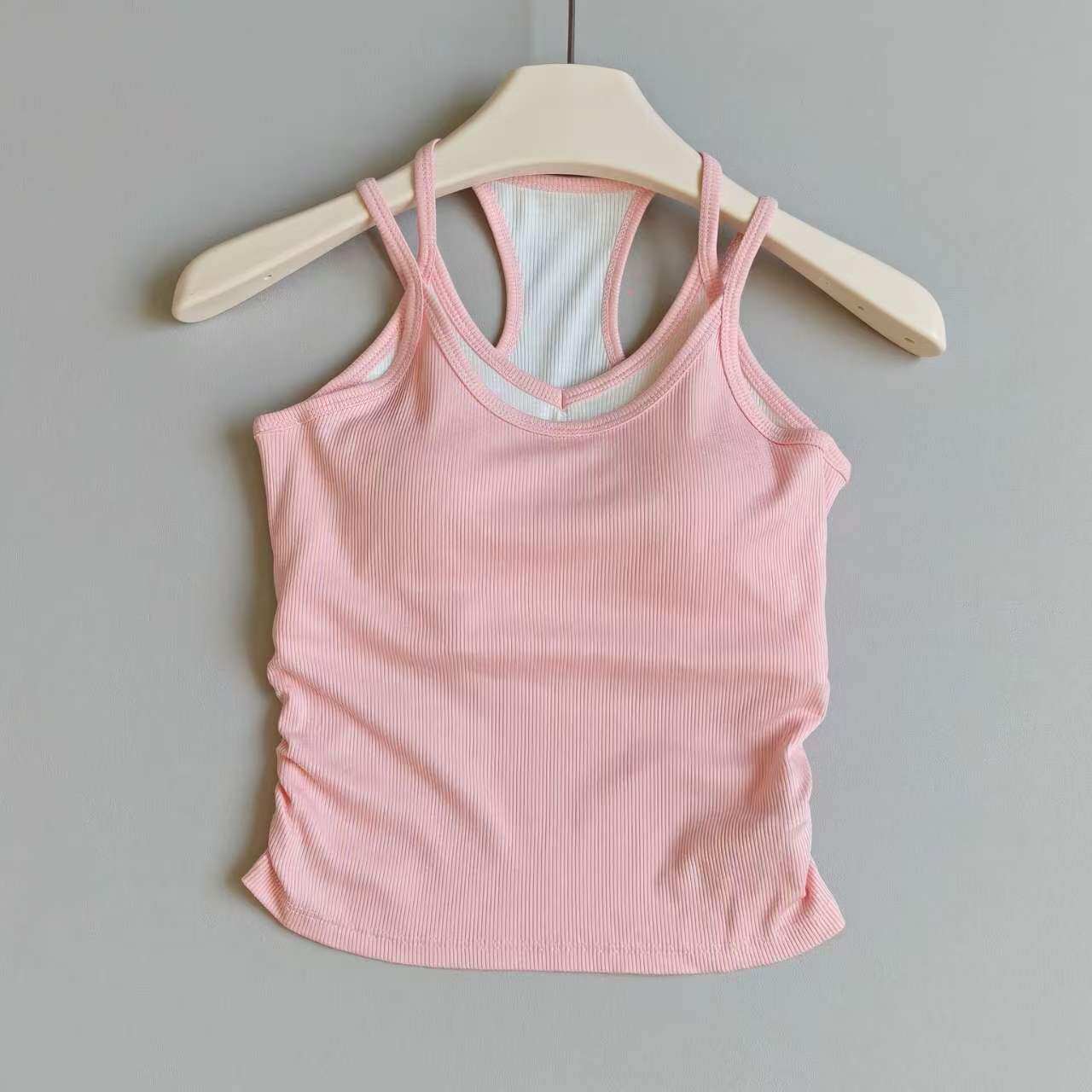 เสื้อกล้ามโยคะสีตัดกันสำหรับผู - Pilates Yoga Jacket บทวิจารณ์และราคา