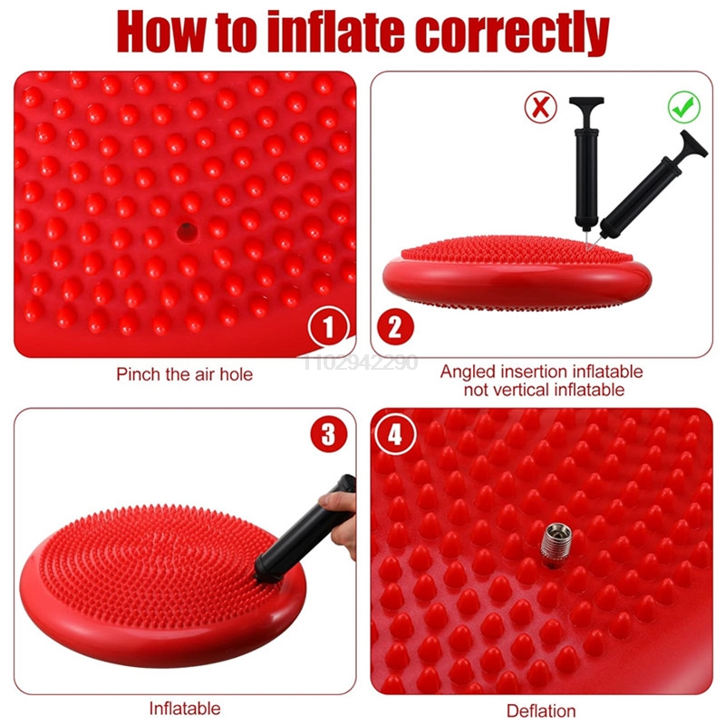13.5in/34 ซม.พอง Wobble Cushio - Exercise Disc Inflatable บทวิจารณ์และราคา