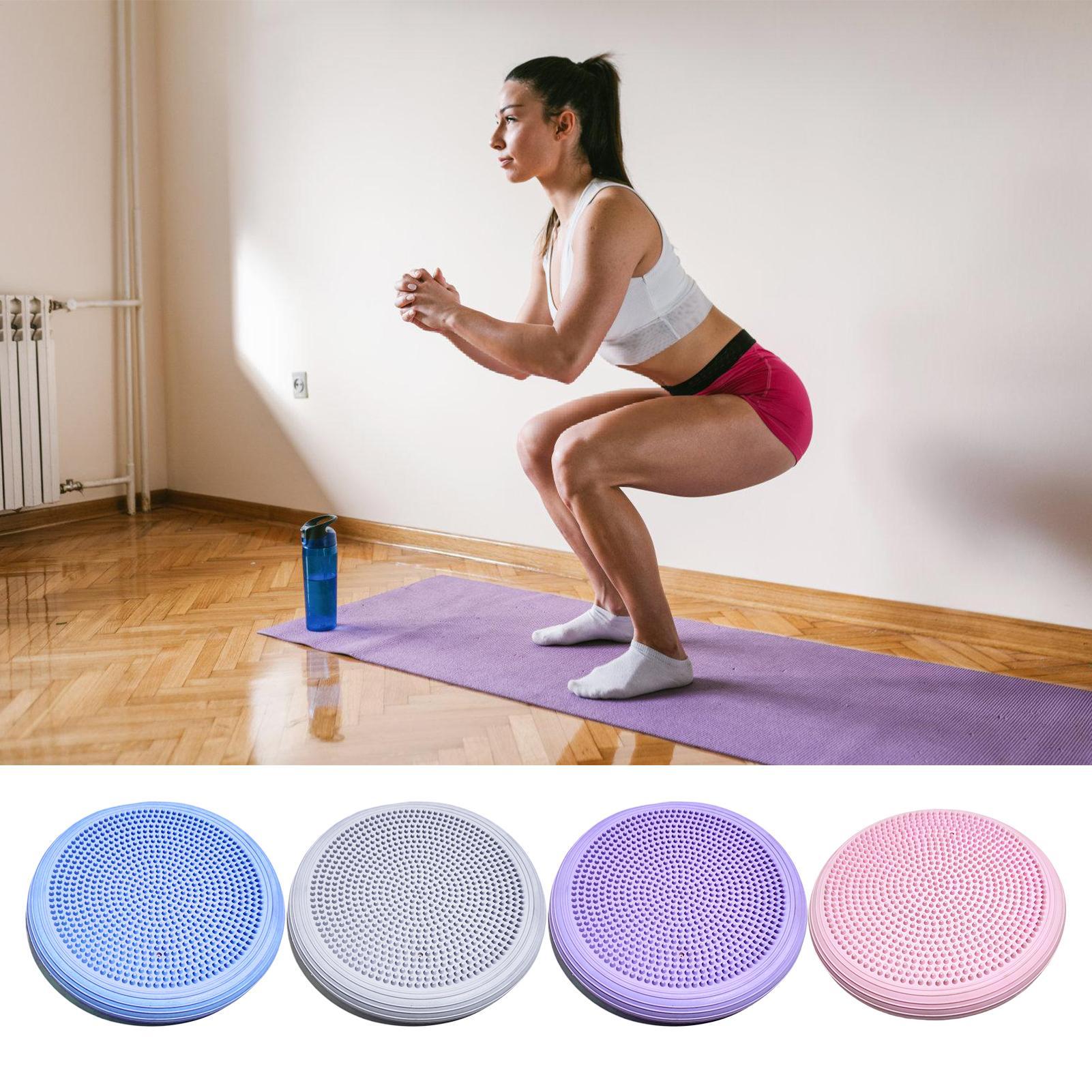 เบาะนวดแบบเป่าลมทรงกลมกันลื่น  - Exercise Disc Inflatable บทวิจารณ์และราคา