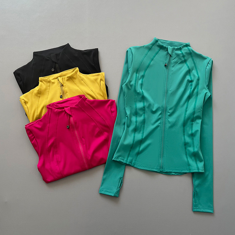 เสื้อแจ็คเก็ตออกกำลังกายแขนยาว - Pilates Yoga Jacket บทวิจารณ์และราคา