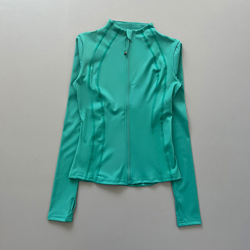 เสื้อแจ็คเก็ตออกกำลังกายแขนยาว - Pilates Yoga Jacket บทวิจารณ์และราคา