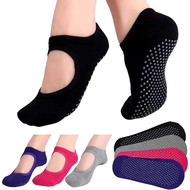 ถุงเท้าโยคะแบบไม่มีส้นกันลื่น  - Fitness Yoga Pilates บทวิจารณ์และราคา